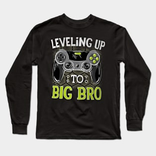 Leveling Up To Big  Brother Video Brother Long Sleeve T-Shirt